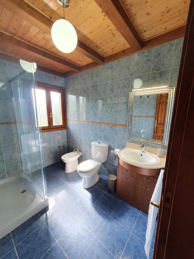 庞特维德拉Casa De Madera Con Piscina Privada别墅 外观 照片